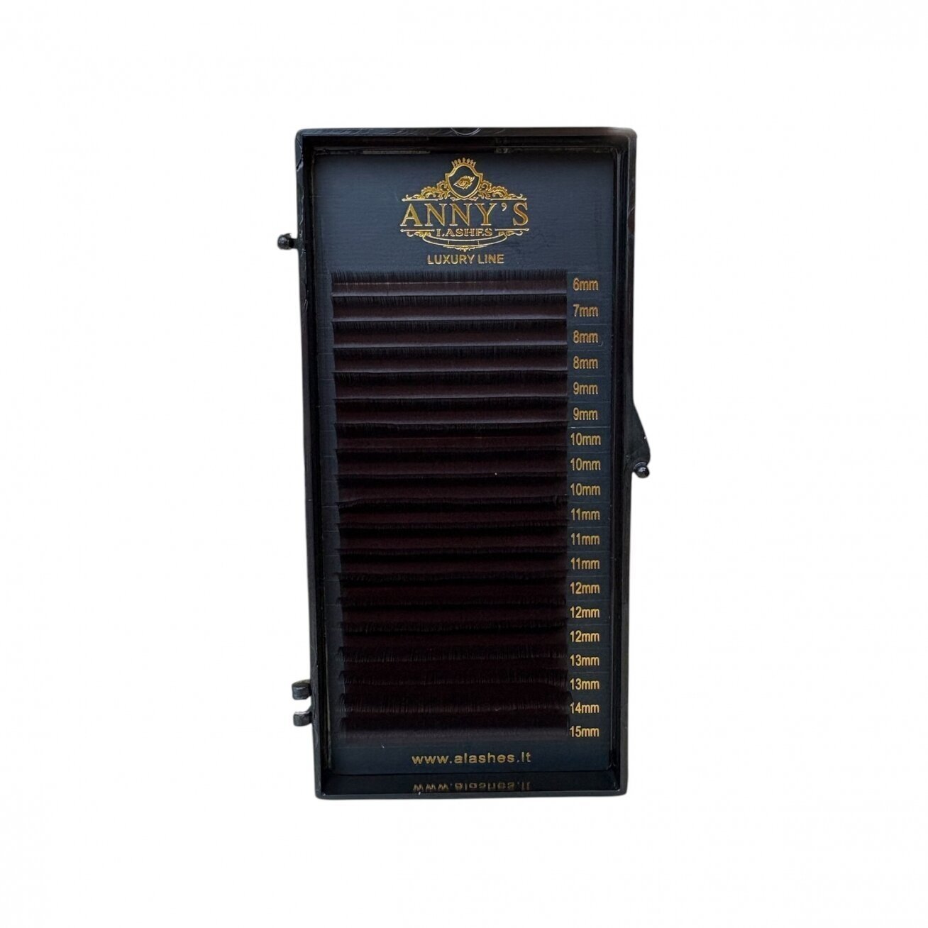 Anny's Luxury RUDOS Dark Brown Blakstienos 0,07 C linkio MIX