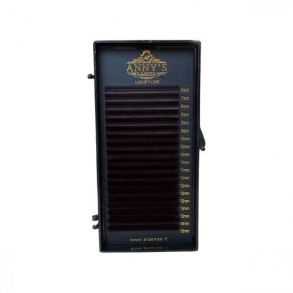 Anny's Luxury RUDOS Dark Brown Blakstienos 0,07 C linkio MIX Anny's Luxury RUDOS Dark Brown Blakstienos 0,07 C linkio MIX