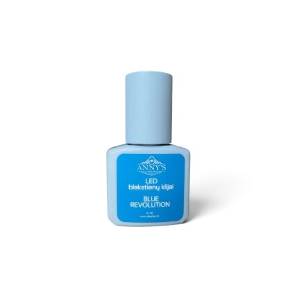 Anny's LED / UV Blakstienų priauginimo klijai BLUE Revolution 10ml. Anny's LED / UV Blakstienų priauginimo klijai BLUE Revolution 10ml.