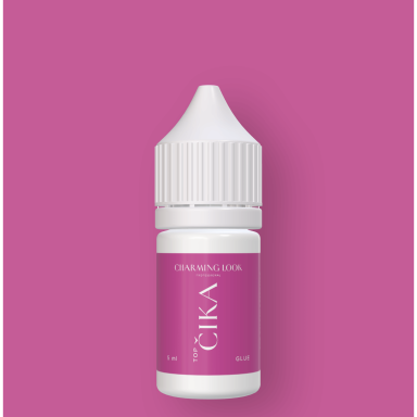 Charming Look klijai blakstienų priauginimui TOP ČIKA 5ml.