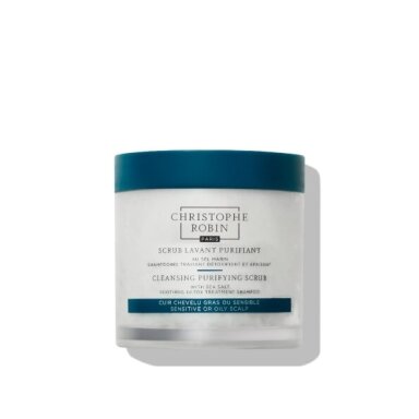 Christophe Robin CLEANSING PURIFYING SCRUB galvos odos šveitiklis su jūros druska