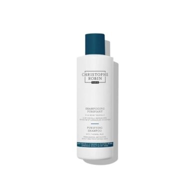 Christophe Robin PURIFYING SHAMPOO valantis šampūnas su terminiu moliu, 250 ml.