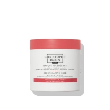 Christophe Robin REGENERATING MASK atkurianti plaukų kaukė su opuncijų aliejumi 250ml