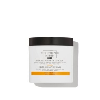 Christophe Robin SHADE VARIATION MASK - CHIC COPPER dažanti plaukų kaukė, 250 ml.