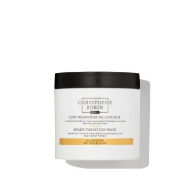 Christophe Robin SHADE VARIATION MASK - GOLDEN BLONDE dažanti plaukų kaukė, 250 ml.