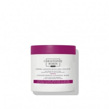 Christophe Robin Color Shield Cleansing Mask valomoji kaukė dažytiems plaukams, 250 ml Christophe Robin Color Shield Cleansing Mask valomoji kaukė dažytiems plaukams, 250 ml