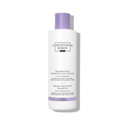 Christophe Robin SHADE VARIATION šampūnas gelsvų tonų neutralizavimui su FLORENTINA IRIS atspalviu, 250 ml. Christophe Robin SHADE VARIATION šampūnas gelsvų tonų neutralizavimui su FLORENTINA IRIS atspalviu, 250 ml.
