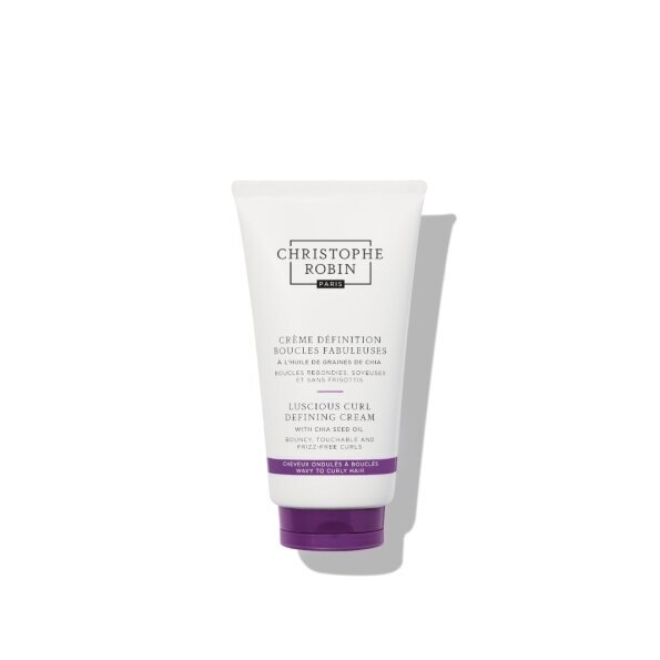 Christophe Robin LUSCIOUS CURL DEFINING CREAM garbanų formavimo kremas, 150 ml.