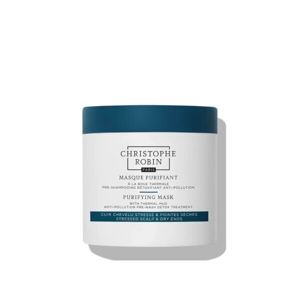 Christophe Robin PURIFYING MASK valomoji plaukų kaukė su terminiu moliu, 250 ml. Christophe Robin PURIFYING MASK valomoji plaukų kaukė su terminiu moliu, 250 ml.