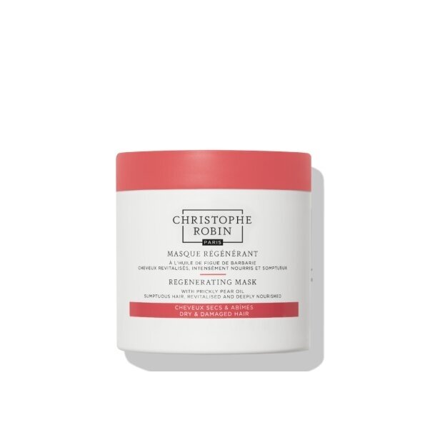 Christophe Robin REGENERATING MASK atkurianti plaukų kaukė su opuncijų aliejumi 250ml