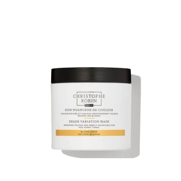 Christophe Robin SHADE VARIATION MASK - GOLDEN BLONDE dažanti plaukų kaukė, 250 ml.