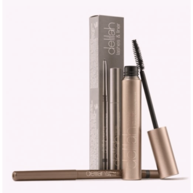 delilah LASHES & LINER COLLECTION blakstienų tušo ir akių pieštuko rinkinys