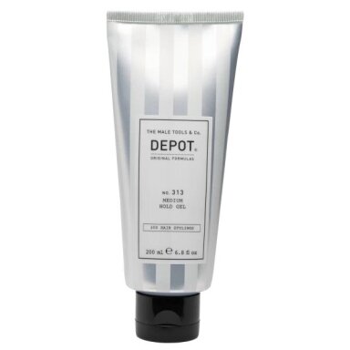 Depot Nr. 313 MEDIUM HOLD GEL vidutinio stiprumo, lanksčios fiksacijos želė
