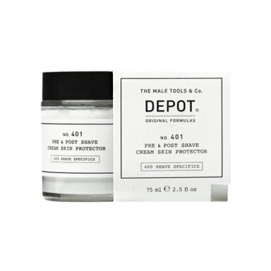 Depot Nr. 401 PRE&POST SHAVE CREAM SKIN PROTECTOR odą tausojantis kremas prieš ir po skutimosi