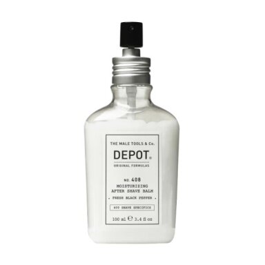 Depot Nr. 408 MOIS.AFTER SHAVE BALM FRESH BLACK PEPPER drėkinamasis balzamas po skutimosi