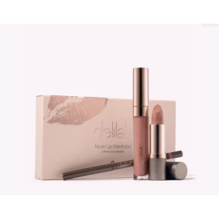 delilah Nude Lip Wardrobe dekoratyvinės kosmetikos rinkinys lūpoms
