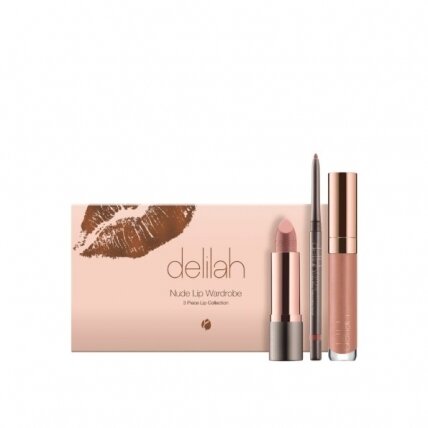 delilah Nude Lip Wardrobe Vol2 rinkinys lūpoms delilah Nude Lip Wardrobe Vol2 rinkinys lūpoms