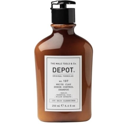 Depot Nr. 107 INTENSYVAUS POVEIKIO KREMINIS ŠAMPŪNAS PLEISKANOJANČIAI GALVOS ODAI Depot Nr. 107 INTENSYVAUS POVEIKIO KREMINIS ŠAMPŪNAS PLEISKANOJANČIAI GALVOS ODAI