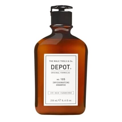 Depot Nr. 105 INVIGORATING SHAMPOO gyvybingumo suteikiantis šampūnas nuo plaukų slinkimo Depot Nr. 105 INVIGORATING SHAMPOO gyvybingumo suteikiantis šampūnas nuo plaukų slinkimo
