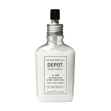 Depot Nr. 408 MOIS.AFTER SHAVE BALM FRESH BLACK PEPPER drėkinamasis balzamas po skutimosi Depot Nr. 408 MOIS.AFTER SHAVE BALM FRESH BLACK PEPPER drėkinamasis balzamas po skutimosi