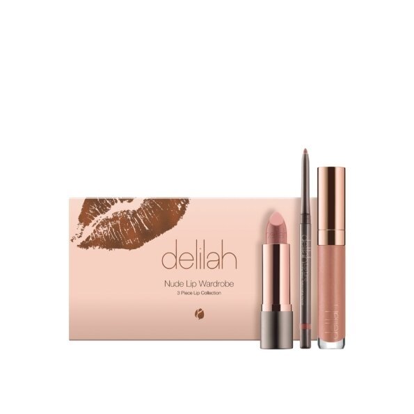 delilah Nude Lip Wardrobe Vol2 rinkinys lūpoms delilah Nude Lip Wardrobe Vol2 rinkinys lūpoms