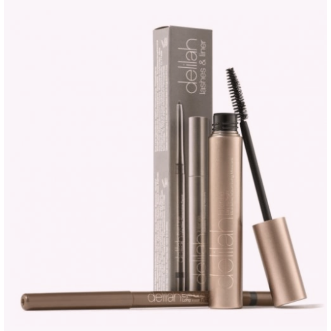 delilah LASHES & LINER COLLECTION blakstienų tušo ir akių pieštuko rinkinys delilah LASHES & LINER COLLECTION blakstienų tušo ir akių pieštuko rinkinys