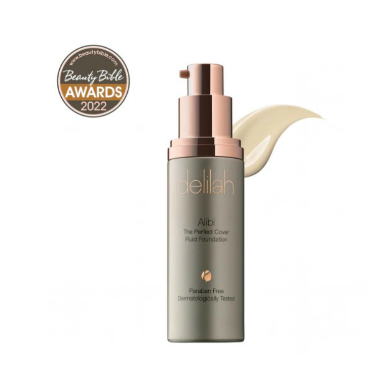 delilah Alibi The Perfect Cover makiažo pagrindas, 30 ml. delilah Alibi The Perfect Cover makiažo pagrindas, 30 ml.