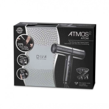 Diva Pro Styling Atmos 2 Atom Plaukų džiovintuvas 2 Diva Pro Styling Atmos 2 Atom Plaukų džiovintuvas 2