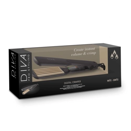 Diva Pro Styling Digital Crimper Plaukų gofravimo žnyplės 1