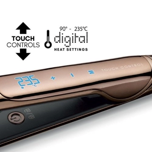 Diva Pro Styling Ultra Fast Gold Titanium Styler Tiesintuvas su titano plokštėmis 2