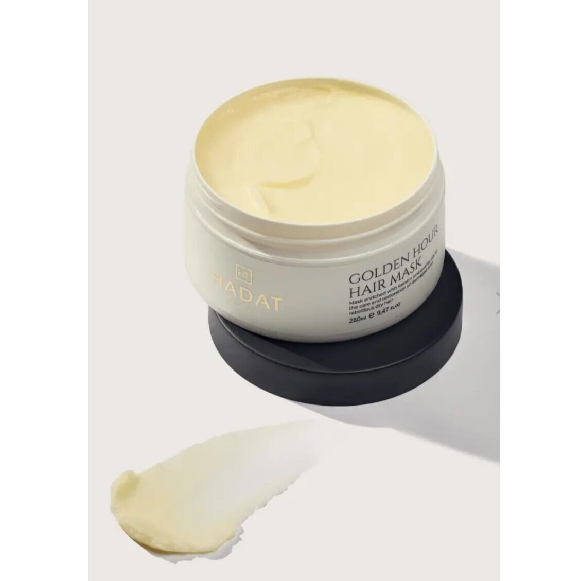 Hadat Cosmetics Golden Hour Hair Mask – intensyviai atkuriamoji kaukė 280ml