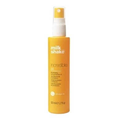 Milk Shake INCREDIBLE OIL švytėjimo suteikiantis apsauginis aliejus Milk Shake INCREDIBLE OIL švytėjimo suteikiantis apsauginis aliejus