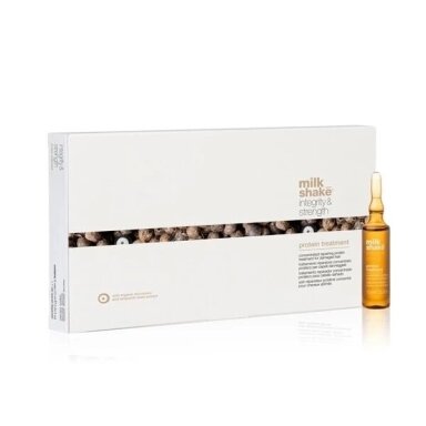 Milk Shake INTEGRITY&STRENGTH REPAIRING HAIR LOTION stiprus proteinų koncentratas plaukams Milk Shake INTEGRITY&STRENGTH REPAIRING HAIR LOTION stiprus proteinų koncentratas plaukams