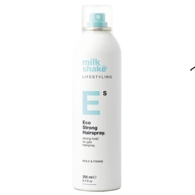 Milk Shake ECO STRONG HAIRSPRAY stiprios fiksacijos ekologiškas lakas Milk Shake ECO STRONG HAIRSPRAY stiprios fiksacijos ekologiškas lakas