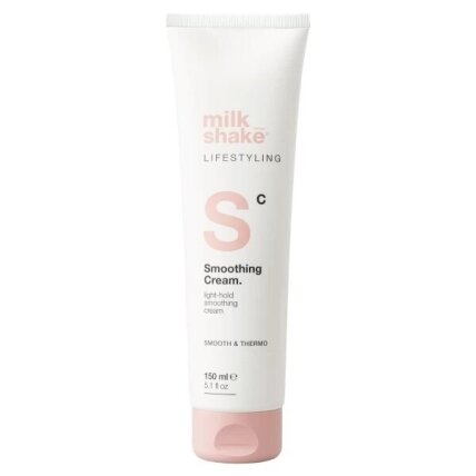 Milk Shake SMOOTHING CREAM lengvos fiksacijos glotninamasis kremas Milk Shake SMOOTHING CREAM lengvos fiksacijos glotninamasis kremas