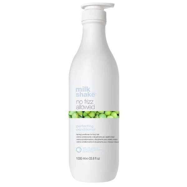 Milk Shake NO FRIZZ ALLOWED PERFECTING CONDITIONER kondicionierius šiauštis linkusiems plaukams 1 Milk Shake NO FRIZZ ALLOWED PERFECTING CONDITIONER kondicionierius šiauštis linkusiems plaukams 1