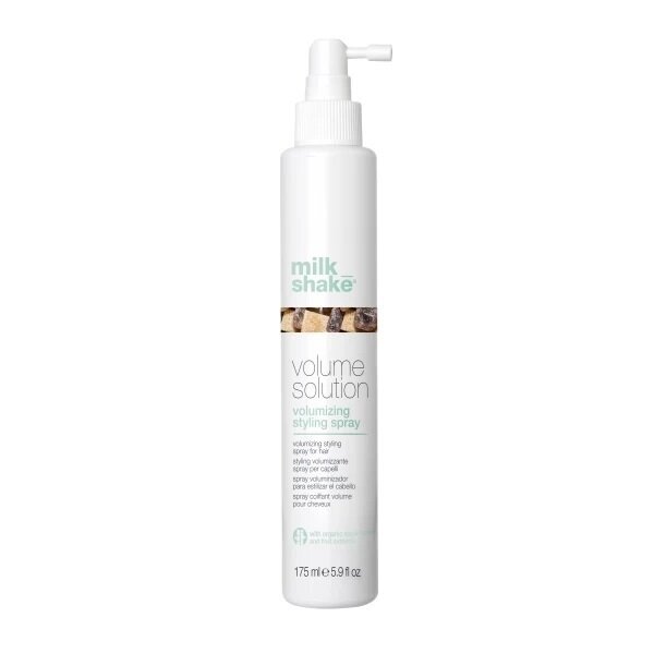 Milk Shake VOLUMIZING STYLING SPRAY apimties suteikiantis purškiklis visų tipų plaukams