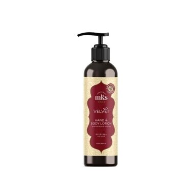 MKS eco VELVET rankų ir kūno pienelis, 296 ml.
