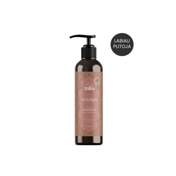 MKS eco NOURISH SHAMPOO ISLE OF YOU plaukus maitinantis šampūnas 296ml MKS eco NOURISH SHAMPOO ISLE OF YOU plaukus maitinantis šampūnas 296ml