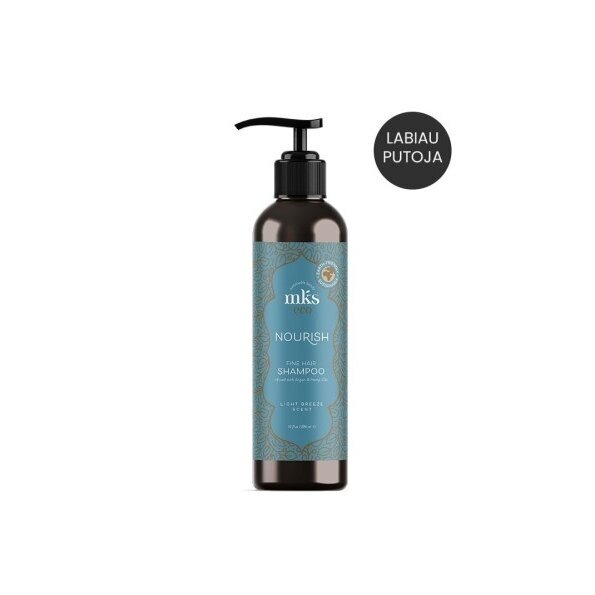 MKS eco NOURISH SHAMPOO LIGHT BREEZE maitinantis šampūnas ploniems plaukams 296ml MKS eco NOURISH SHAMPOO LIGHT BREEZE maitinantis šampūnas ploniems plaukams 296ml