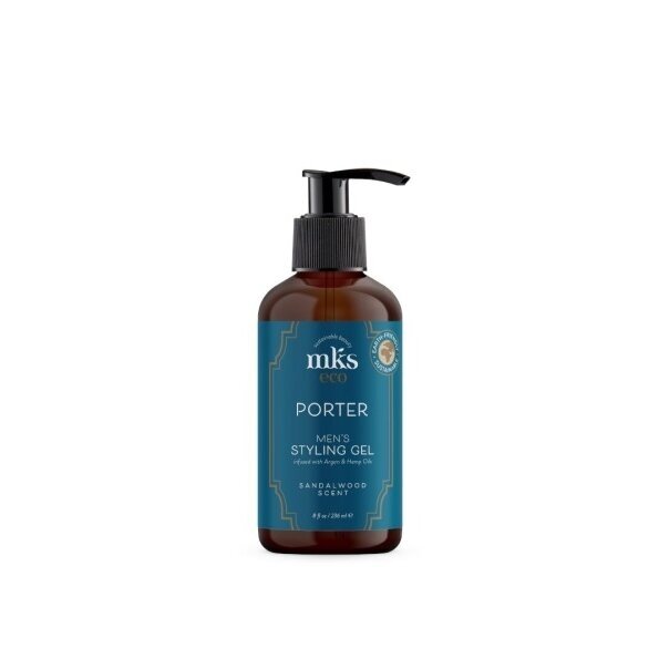 MKS eco PORTER vyriškas plaukų formavimo gelis, 236 ml. MKS eco PORTER vyriškas plaukų formavimo gelis, 236 ml.