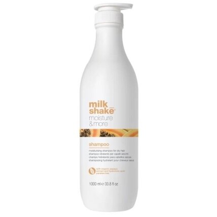 Milk Shake MOISTURE&MORE SHAMPOO drėkinamasis šampūnas sausiems plaukams 1 Milk Shake MOISTURE&MORE SHAMPOO drėkinamasis šampūnas sausiems plaukams 1