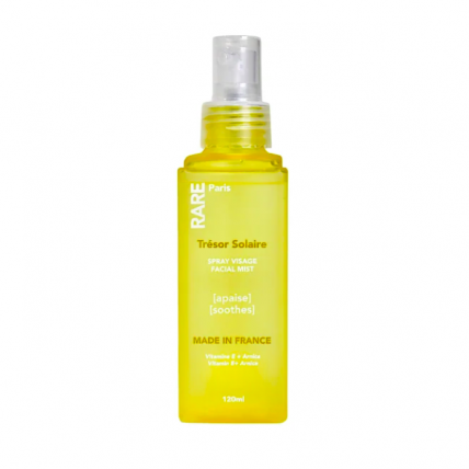 Rare Paris Soothing Facial Mist Trésor Solaire – raminamoji veido dulksna 120 ml Rare Paris Soothing Facial Mist Trésor Solaire – raminamoji veido dulksna 120 ml