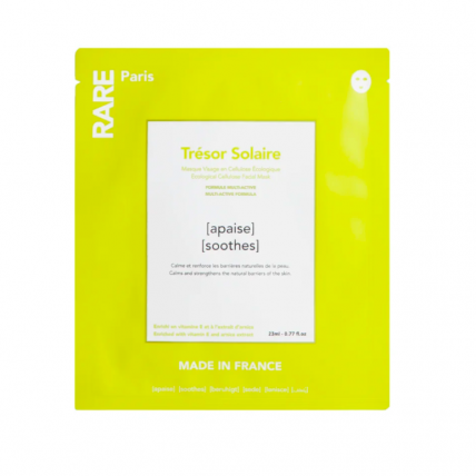 Rare Paris Trésor Solaire Soothing Face Mask – raminamoji veido kaukė Rare Paris Trésor Solaire Soothing Face Mask – raminamoji veido kaukė