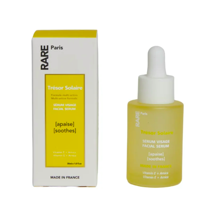 Rare Paris Tresor Solaire Soothing Face Serum – raminamasis veido serumas Rare Paris Tresor Solaire Soothing Face Serum – raminamasis veido serumas