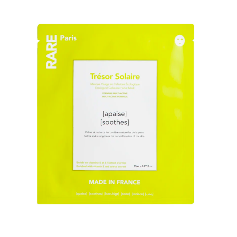 Rare Paris Trésor Solaire Soothing Face Mask – raminamoji veido kaukė Rare Paris Trésor Solaire Soothing Face Mask – raminamoji veido kaukė
