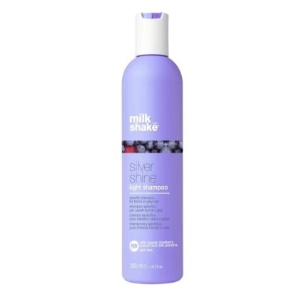 Milk Shake SILVER SHINE LIGHT SHAMPOO šampūnas žiliems / šviesintiems plaukams Milk Shake SILVER SHINE LIGHT SHAMPOO šampūnas žiliems / šviesintiems plaukams