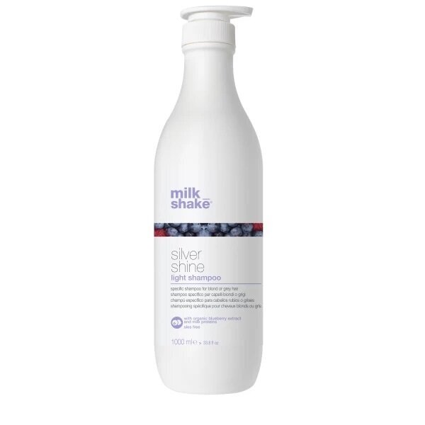 Milk Shake SILVER SHINE LIGHT SHAMPOO šampūnas žiliems / šviesintiems plaukams 1 Milk Shake SILVER SHINE LIGHT SHAMPOO šampūnas žiliems / šviesintiems plaukams 1
