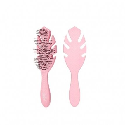 WETBRUSH GO GREEN DETANGLER PALE PINK plaukų šepetys WETBRUSH GO GREEN DETANGLER PALE PINK plaukų šepetys