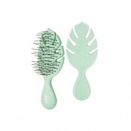 WETBRUSH GO GREEN MINI DETANGLER GREEN plaukų šepetys WETBRUSH GO GREEN MINI DETANGLER GREEN plaukų šepetys